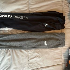 2 pair of boys sweat pants